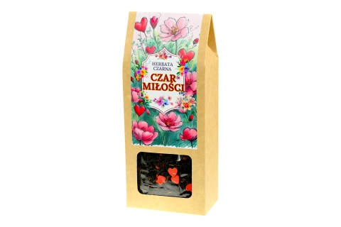 Herbata Czarna Na Walentynki I LOVE YOU (KT) (50g) Idealna Na Prezent !!